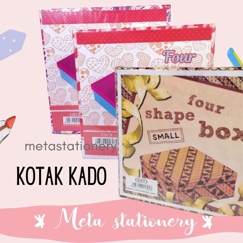 

Gift Box / Square Shape Gift Box / Kotak Kado Kiky