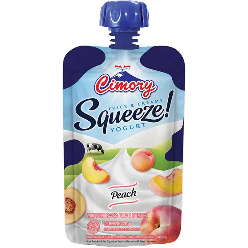 

Cimory Yoghurt Squeeze Peach 120gr