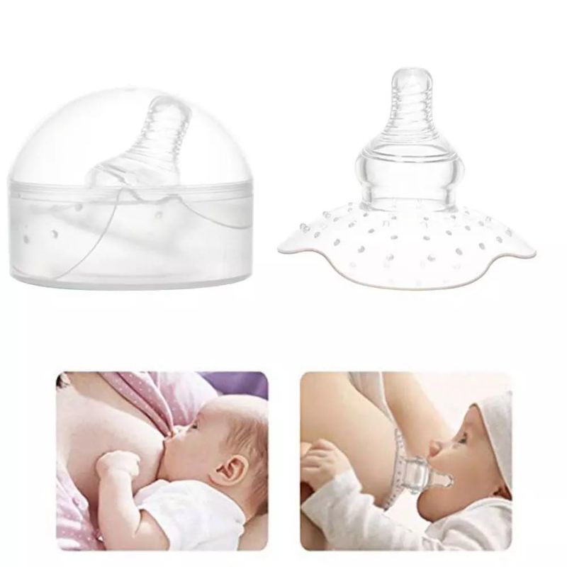 Pelindung puting susu ibu menyusui / Dot puting susu ibu silikon / Nipple shield silicone