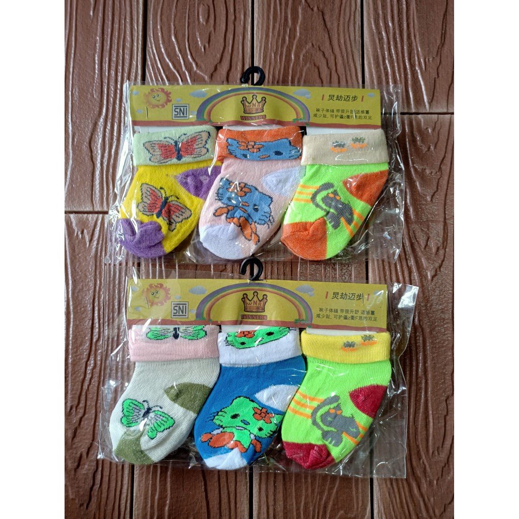 kaos kaki anak bayi / kaos kaki anak bayi lipat / kaos kaki bayi import