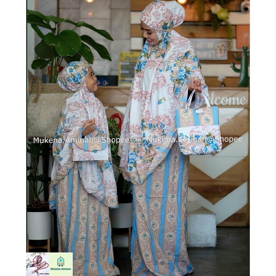 MUKENA COUPLE IBU ANAK NADIRA DAHLIA