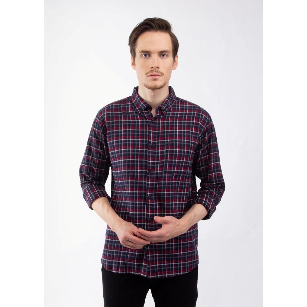 

Erigo Flannel Kaine Navy-Red