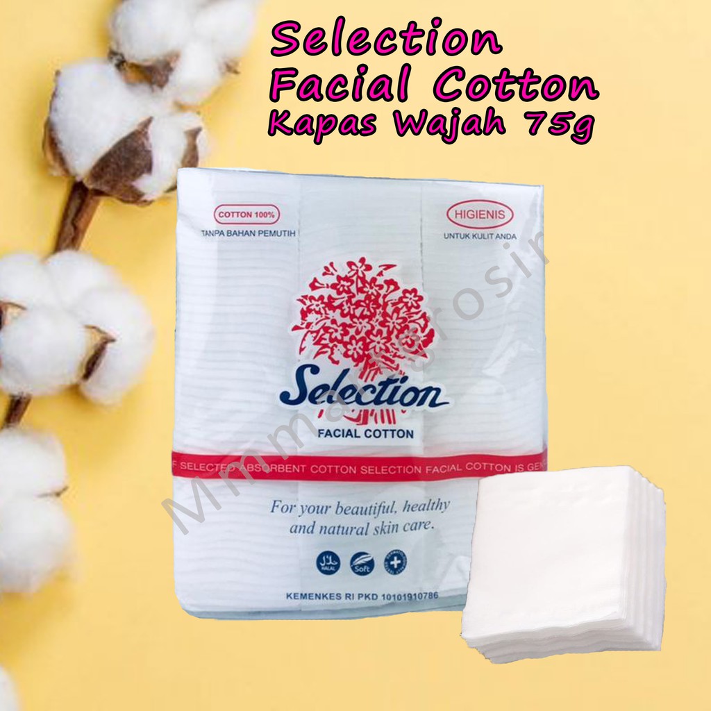 Selection / Facial Cotton / Kapas Wajah / 75g