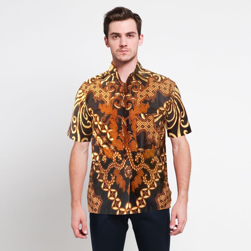 Kemeja Batik-Hem Batik Motif Salya