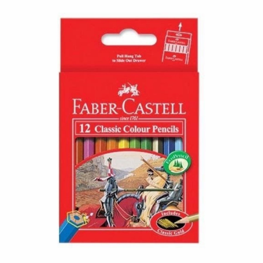 

Pensil Warna FABER CASTELL Classic 12 Warna Pendek