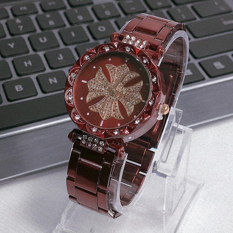 ✅[COD] JAM TANGAN WANITA MURAH FASHION CRYSTAL KRISTAL PREMIUM W10