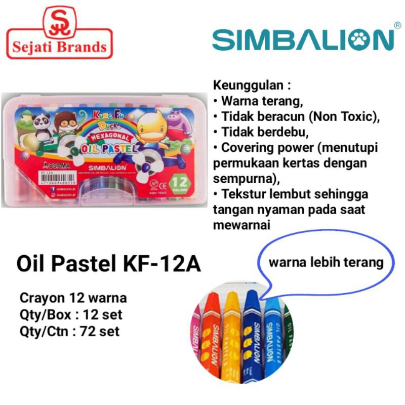 

oil pastel simbalion 12colors