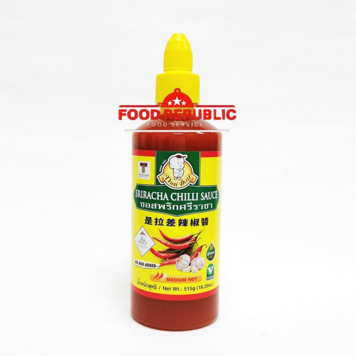 THAI BOY SRIRACHA CHILI SAUCE 515 GR - SAUS CABE MEDIUM HOT HALAL