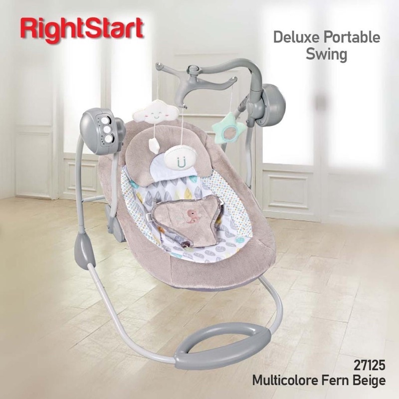 Bouncer Right Start Deluxe Portable Swing / Ayunan Bayi Otomatis