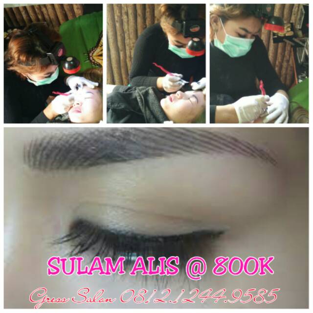 Sulam alis promo di gress beauty salon