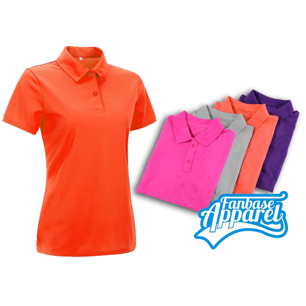 Women Polo  Shirt Oren  Polo  Shirt Cewek Aatasan Wanita 