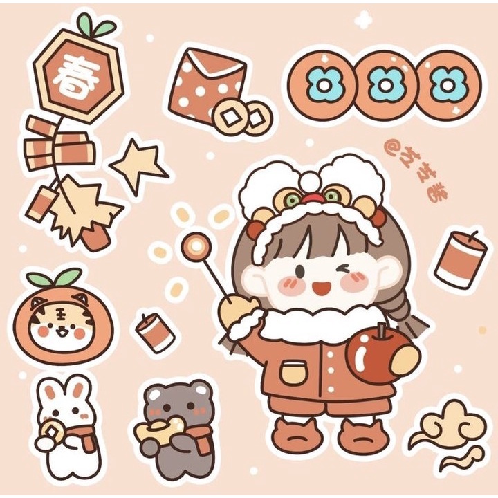 

Little Girl / Gadis Kecil Stickers Sheet