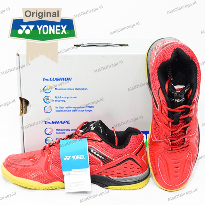 Sepatu Badminton Yonex Aero Comfort 3 Red / Black #98