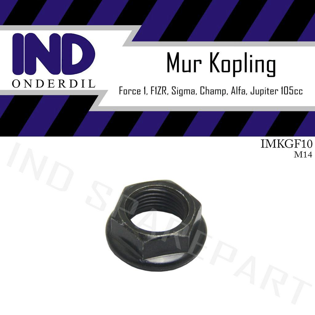 Mur-Nut As Kopling-Kupling Yamaha Force One-1-F1ZR-F1 ZR/Sigma/Alfa/Champ/Jupiter 105 Lama-Old