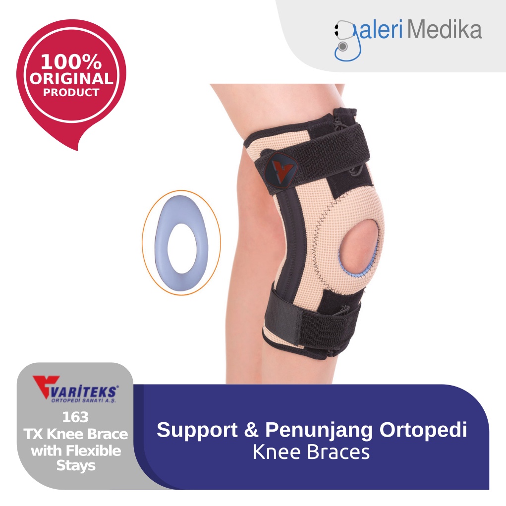 Variteks 163 Tx Knee Brace With Flexible Stay Menopang Tendon Lateral