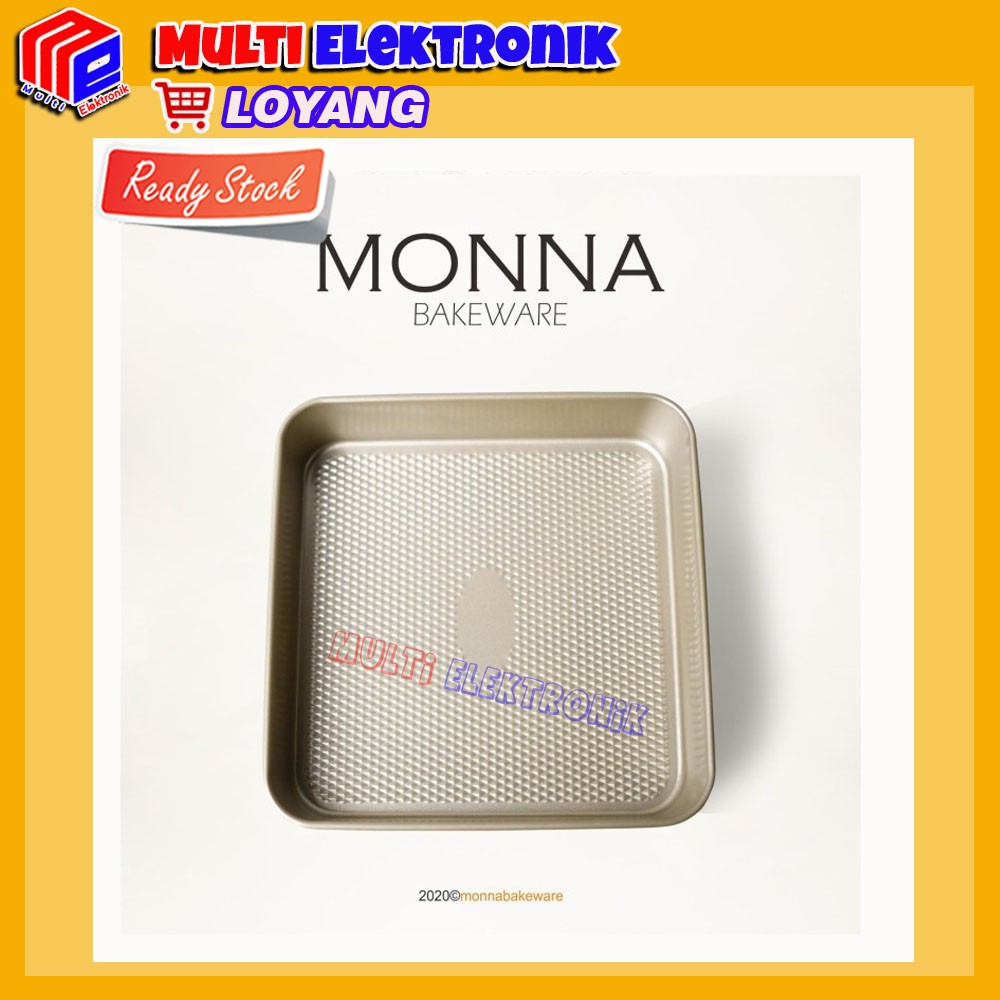 Loyang Square Pan Monna Bakeware - Loyang, Cetakan Kue