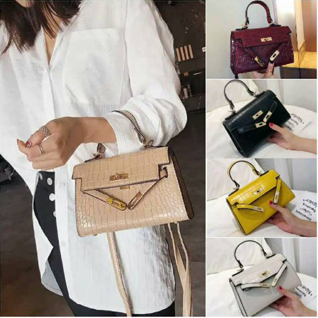 Nsgallery F274 tas fashion croco