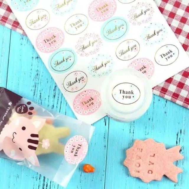 

LABEL STICKER THANK YOU HANTARAN MAKANAN PAPER TAG LABEL TAG