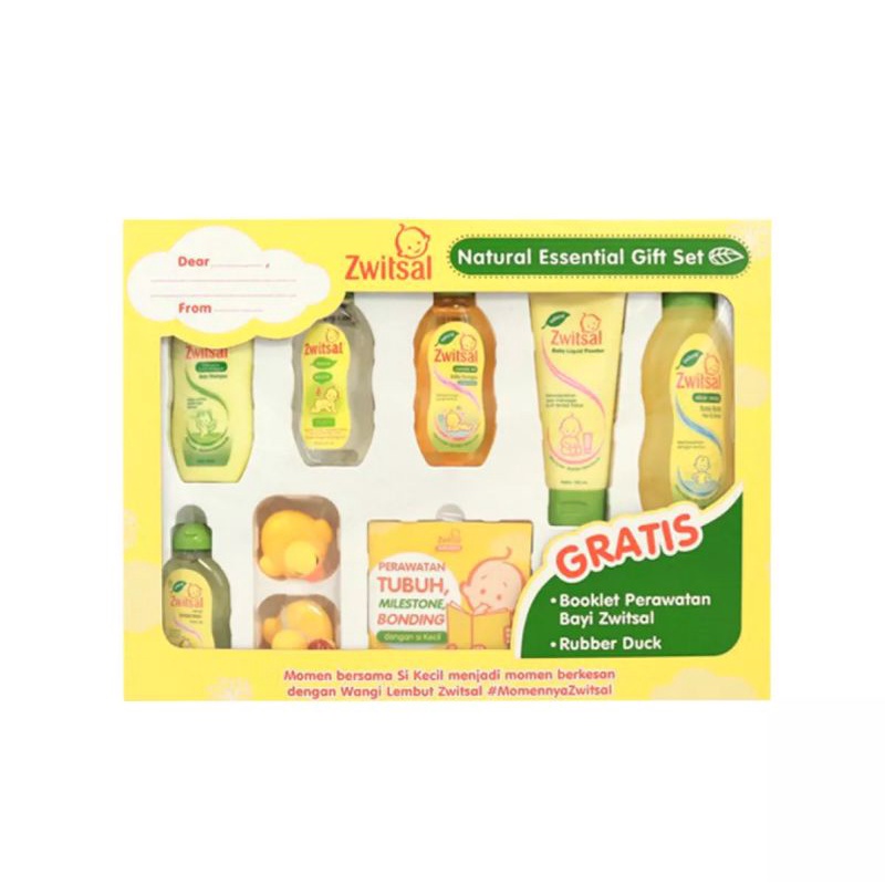 ZWITSAL Gift Set Box [Paket Sabun Mandi - Kado Bayi - New Born] Perlengkapan Bayi Baru Lahir Zwitsal