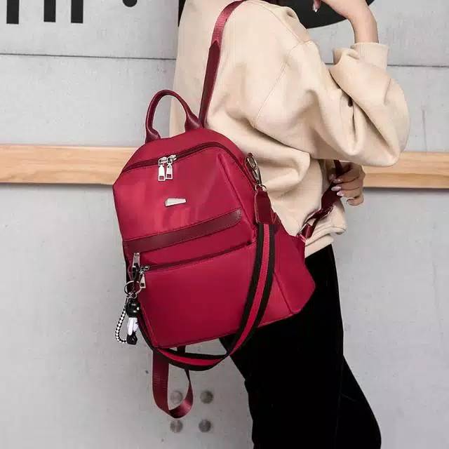 ANSEL WANITA BURBERRY TYPE JC TW 9332 8802 GC Tas Wanita Ransel P GAYA BARU KERJA CEWEK SANTAI P1D3