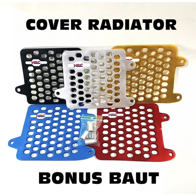 TUTUP COVER VARIASI RADIATOR HONDA VARIO 125 150 ADV PCX FULL CNC ANTI KARAT