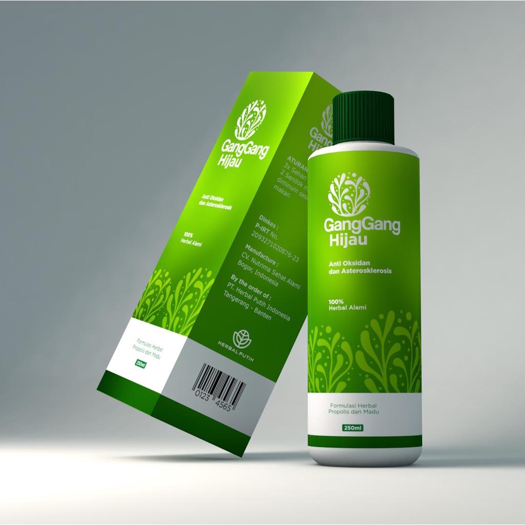 Madu Herbal Ganggang Hijau Asli - Obat Sakit Kolesterol / Kolestrol - Original Herbal Alami