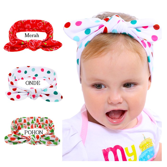 Bandana Bayi / Bando Bayi / Bandana Anak Motif imut