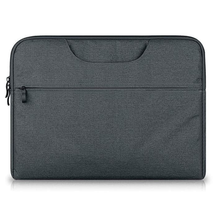 Tas Laptop Softcase Macbook Nylon Jinjing 13 inch Abu