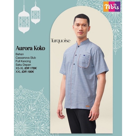 Baju  Koko Sarimbit Nibras Terbaru AURORA KOKO