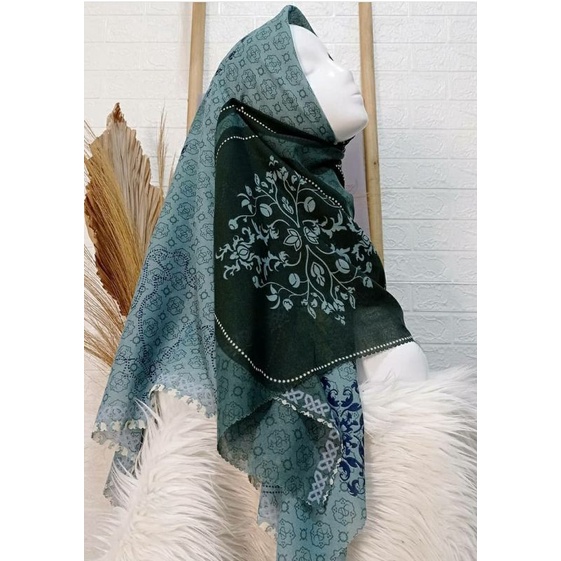 Hijab Syar'i Premium SegiEmpat Voal| Deka Premium| Deenay Kw| Hijab Jumbo| 130x130 (Grosir Min 12 Pc