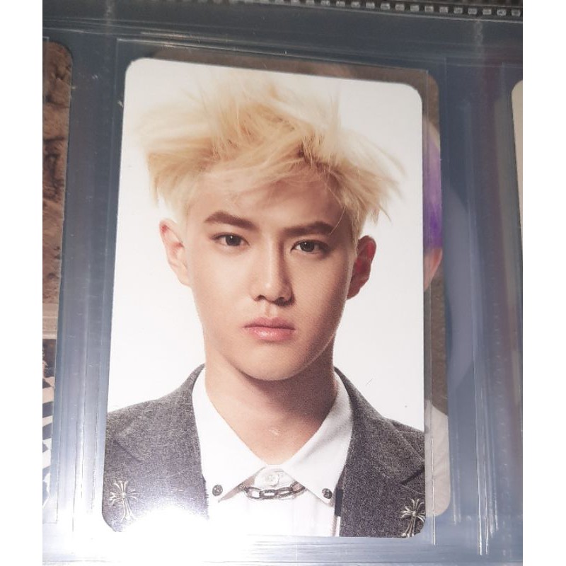 pc suho overdose photocard exo suho