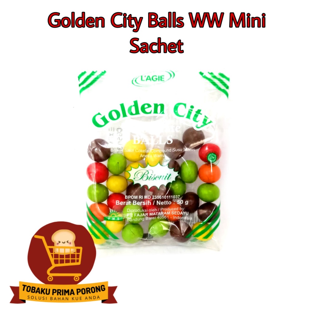 

GOLDEN CITY BALLS WW MINI SACHET / goldencityballs