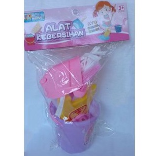 mainan anak perempuan alat kebersihan rumah / cleaning car mini / maenan anak perempuan cleaning tool set-6