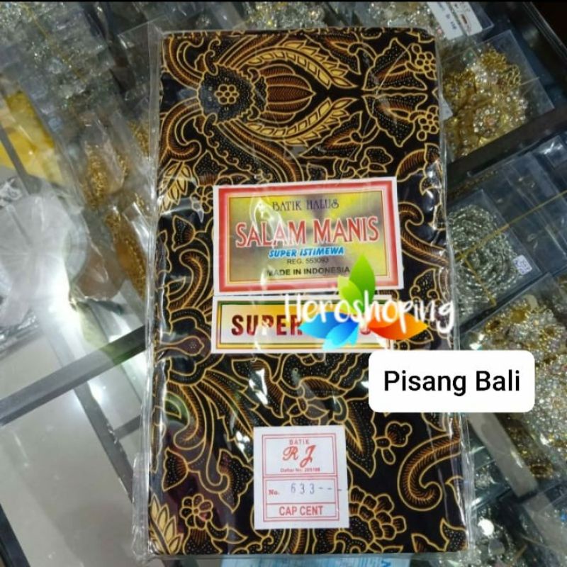 Jarik Cewek Cowok WIRU INSTAN, Motif Lengkap / Banyak-Pisang Bali