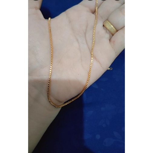 kalung italy berat 2 gram emas muda