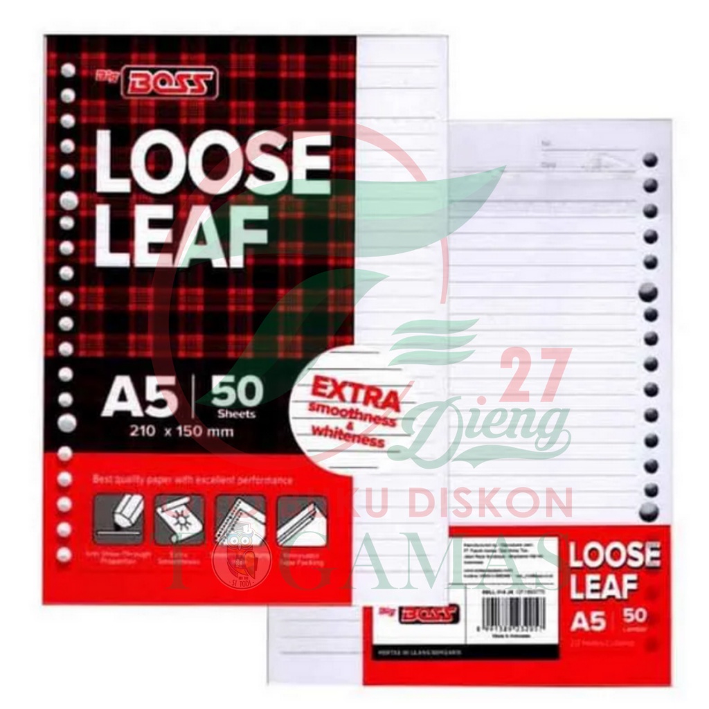 KERTAS - ISI BINDER LOOSE LEAF BIG BOSS