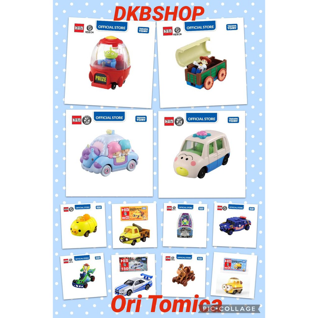 Dream Tomica Captain Cruiser Tomica Ride on Toy Story Tomica Minion Tomica Hanakappa Tomica Buzz New