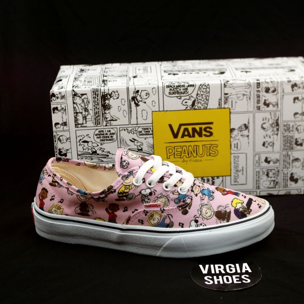 

Sepatu_Vans _Authentic Peanuts Dance Party Pink Premium ICC BNIB Tag China