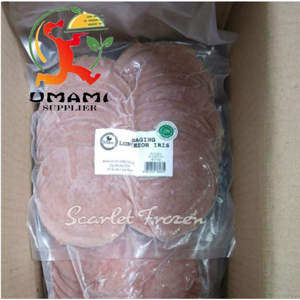 

Smoked Beef Ham Maleo Luncheon Slice | Daging Sapi Asap 500gr
