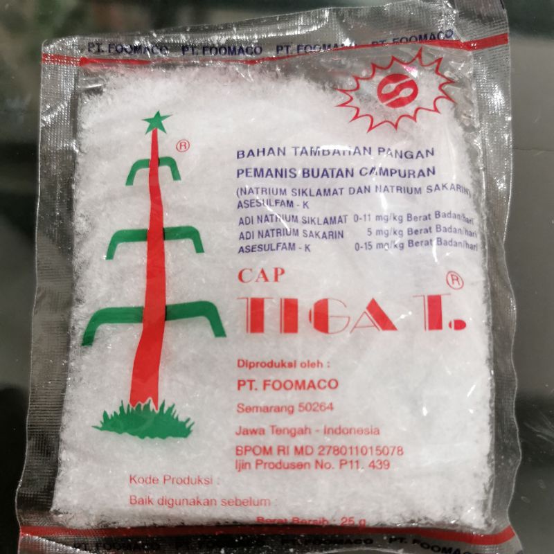 

Tiga Tebu / Pemanis Buatan / Bahan Tambahan Pangan