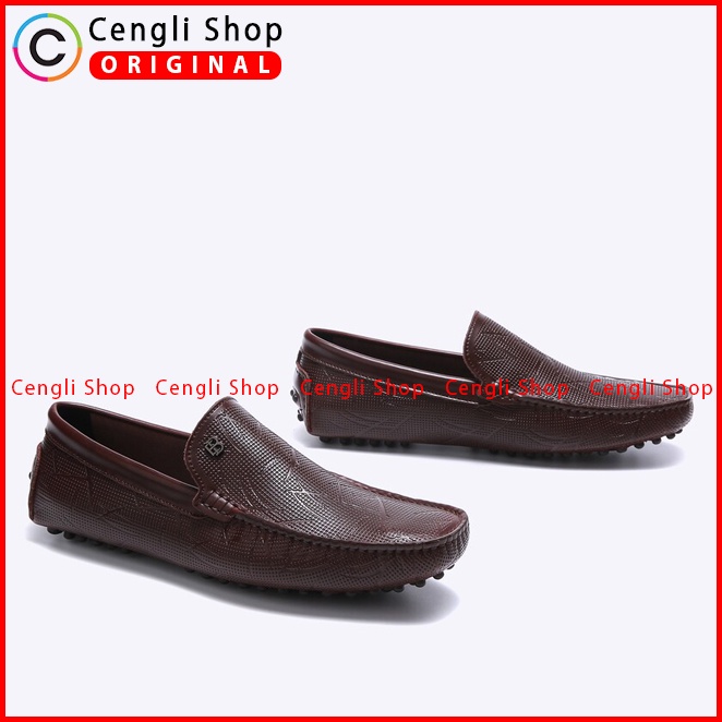 SEPATU PANSUS KULIT EVERBEST PRIA ORIGINAL LOAFER BRANDED COKLAT EM54