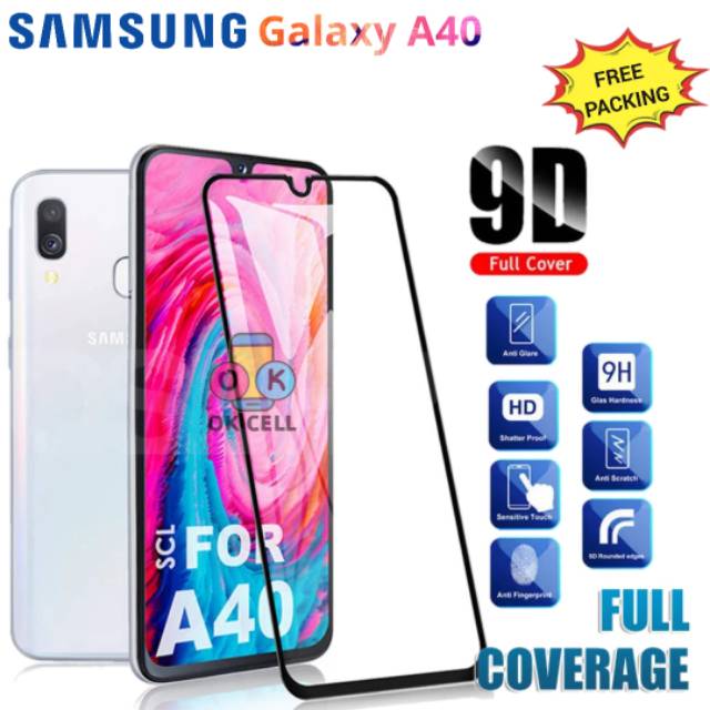 Tempered Glass Full Samsung A50 Tg Anti Gores Layar Kaca Guard Screen Protector Premium