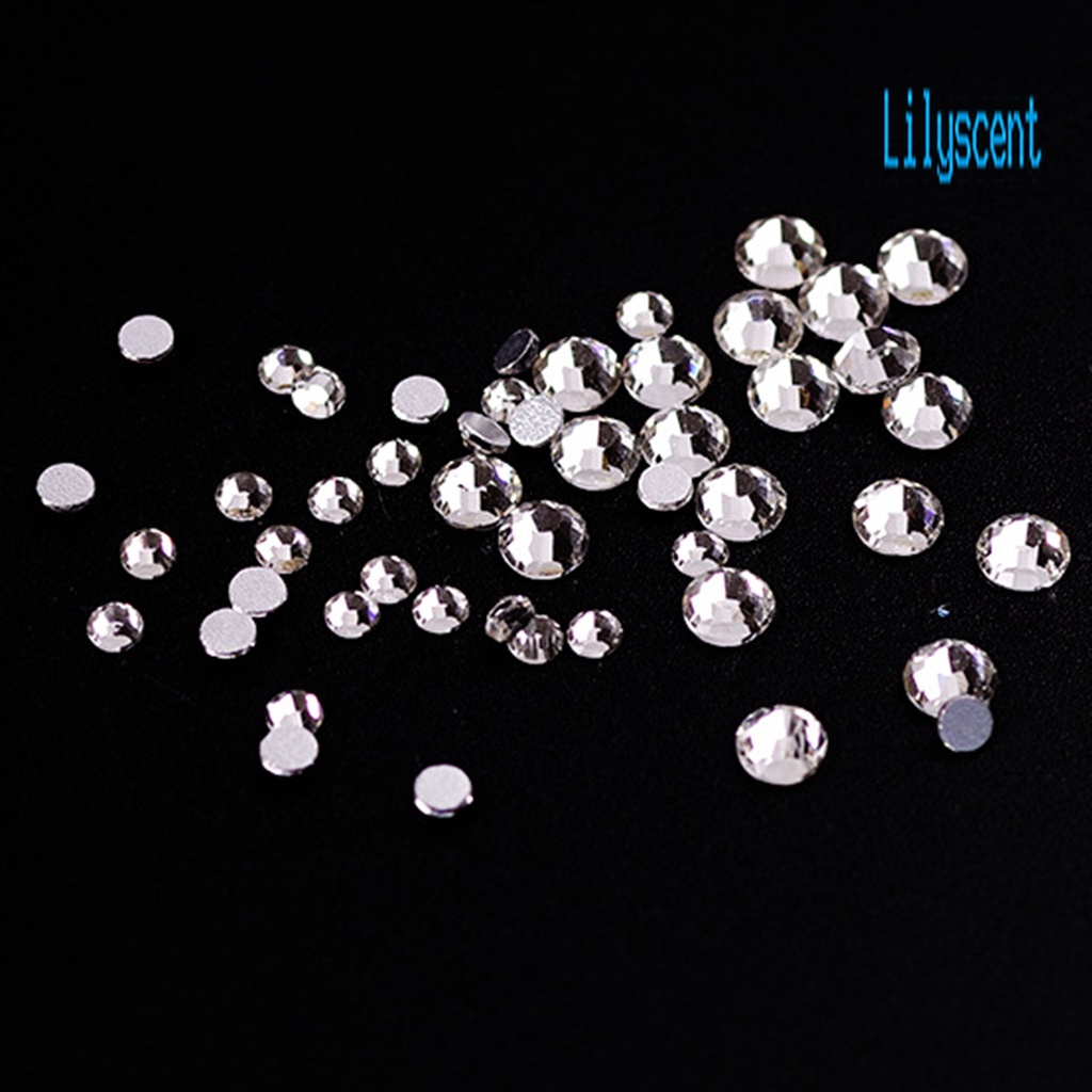 Lily 1688Pcs / Kotak 6 Sekat Berlian Imitasi Untuk Dekorasi Nail Art DIY