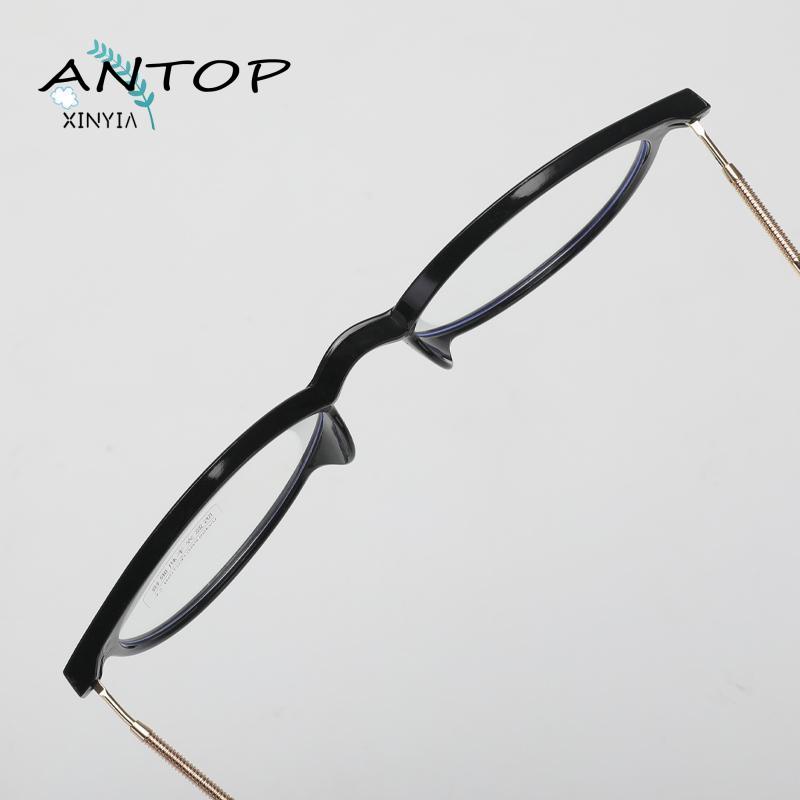 COD Kacamata Photocromic Anti Radiasi Anti Blue Ray Transition Metal Untuk Pria Dan Wanita Bentuk Bulat Retro Eyeglasses ANTOP