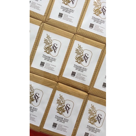 MOKSH Natural Soap Bar Custom Wedding Souvenir Nikah Hampers