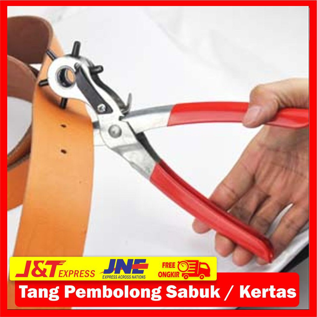 

MURAH / TANG PEMBOLONG SABUK DAN KERTAS / TANG POTONG / HOLE PUNCHER / PUNCHER / PEMBOLONG KERTAS