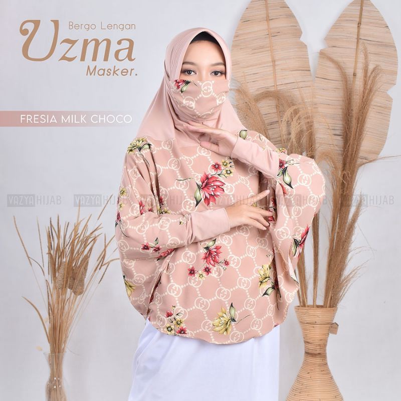 Bergo Lengan Uzma Masker