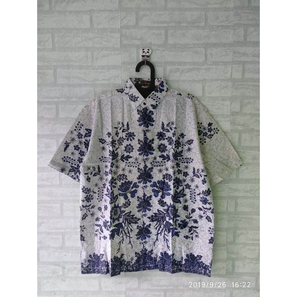 blouse/ seragam batik kerja lengan panjang