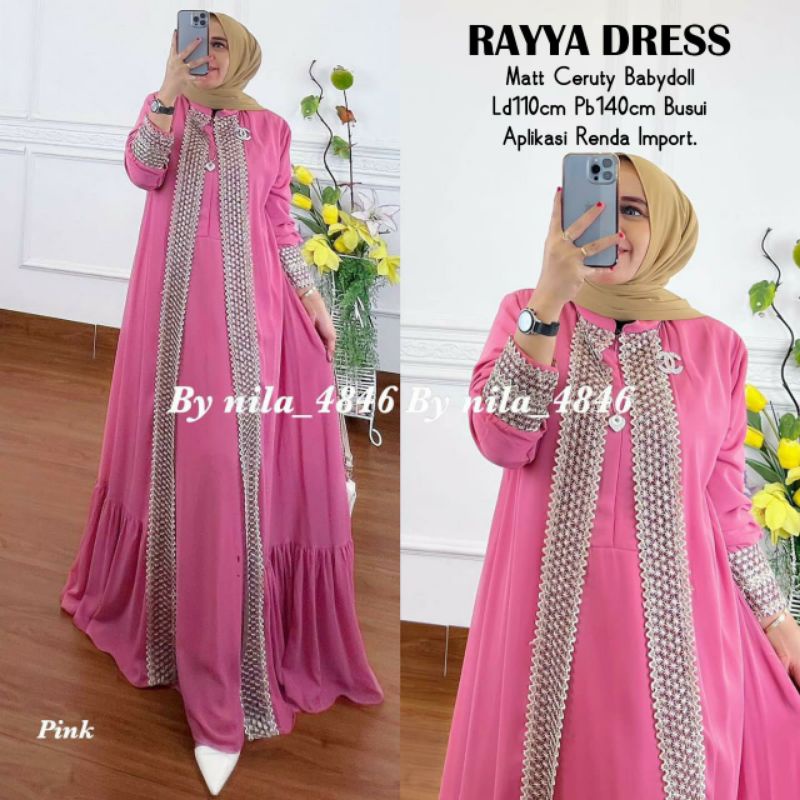 RAYYA SET MAXY DRESS GAMIS TERBARU