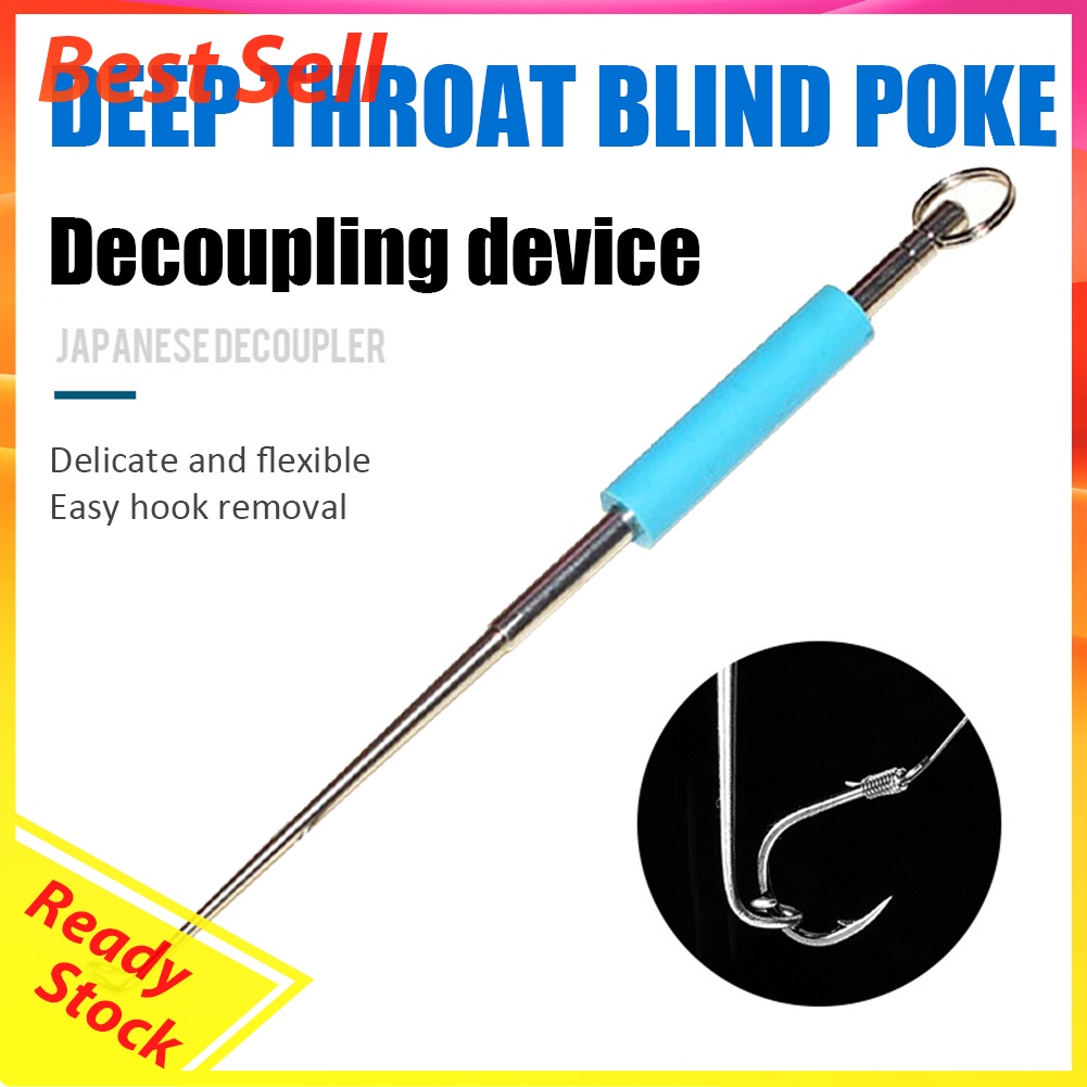 Stainless Steel Fishing Hook Extractor Portable Safety Fish Hooks Remover